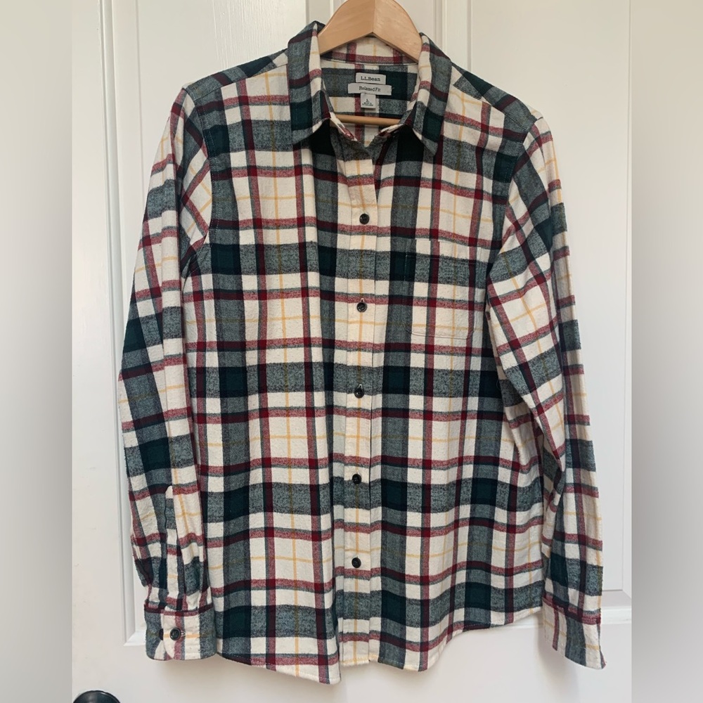 LLBEAN Scotch Plaid Flannel